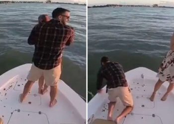 Evlilik teklifi edeceği sırada yüzüğü suya düşürdü, peşinden bu türlü atladı