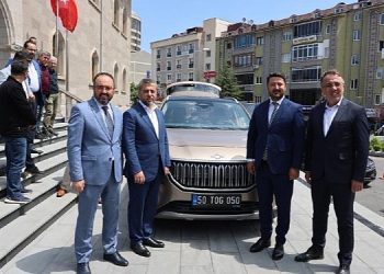 Türkiye’nin yerli arabası Togg, Nevşehir Belediyesinde makam aracı olarak kullanılmaya başlandı