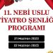 11. Nebi Uslu Tiyato Şenliği başlıyor!