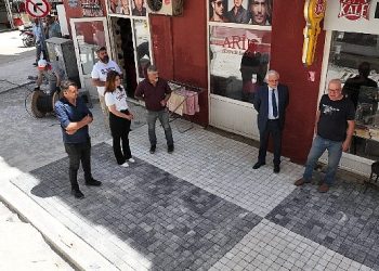 Ali Çetinkaya yayalaştırma projesinde sona gelindi