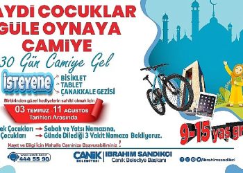 Canik’te Mescide Giden Çocuklar Birbirinden Hoş İkramların Sahibi Olacak