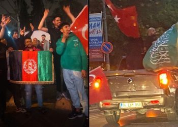 Geceye Damga Vuran İki Fotoğraf: Erdoğan’ın Kazanmasını Bu türlü Kutladılar