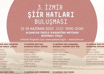 İzmir’in dört bir yanı “Şiir Hatları” ile örülecek