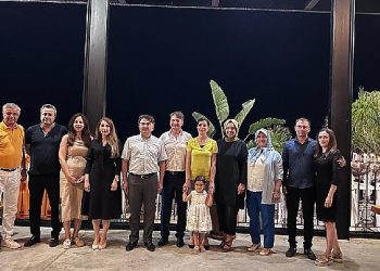 Jandarma Kumandanı Ergel’e veda yemeği