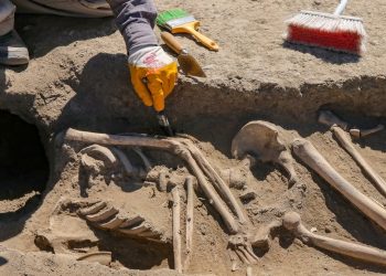 Kafatası olmayan 2 bin 700 yıllık iskelet araştırılıyor