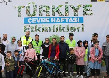 Konya Büyükşehir Etraf Haftası ve Dünya Bisiklet Günü Aktifliği Düzenledi