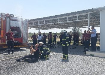 Konya Büyükşehir İtfaiyesi KKTC Genel Kuvvetler Komutanlığı İtfaiye İşçisine Eğitim Verdi