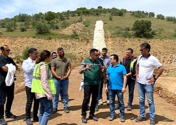 Kula Emre Barajı’nda geri sayım