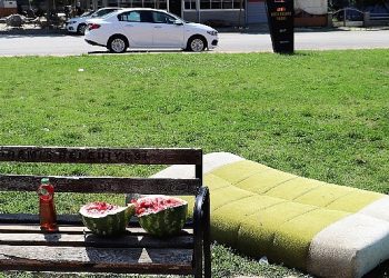 Parkta üzücü imajlar: Kent magandaları tekrar ziyan verdi