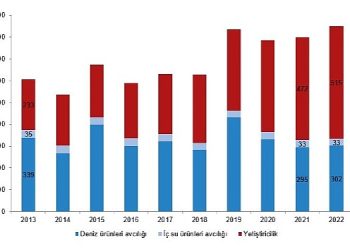 Su eserleri üretimi 2022 yılında %6,2 arttı