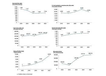 Ülkemizde 1 milyon 119 bin 615 adet araba üretildi
