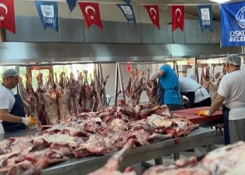 Üsküdar’da 10 binden fazla aileye 50 ton kurban eti dağıtıldı