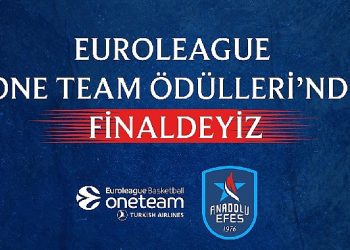 Anadolu Efes Spor Kulübü, Toplumsal Sorumluluk Projesiyle One Team Ödülleri’nde Finale Kalan Gruplardan Biri Oldu