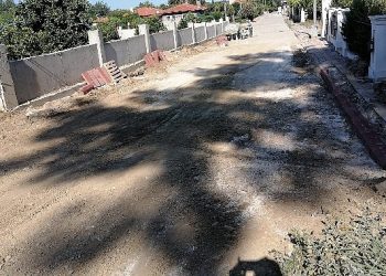 Arslanbucak’ta yol ve ışıklandırma çalışması sürüyor