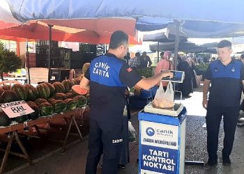 Canik’te Semt Pazarları Denetim Altında