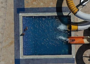 Çift kaydıraklı Aquapark hizmete girdi