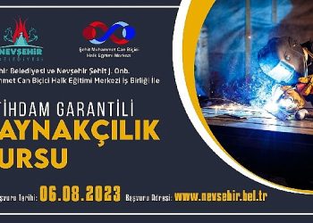 İstihdam garantili kaynakçılık kursu açılacak