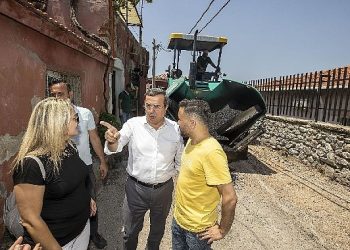 Konak’ın yollarına 4 buçuk yılda 50 bin ton asfalt