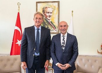 Lider Soyer ABD Büyükelçisi Jeffry Flake’i ağırladı
