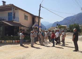 Lider Topaloğlu Kuzdere’de devam eden çalışmaları inceledi
