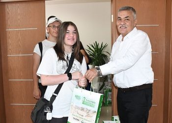 Alman öğrenciler “Kardeş Kent” projesi kapsamında Torbalı’da