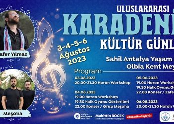 Antalya Büyükşehir Belediyesi Memleketler arası Karadeniz Kültür Günleri aktifliği düzenliyor