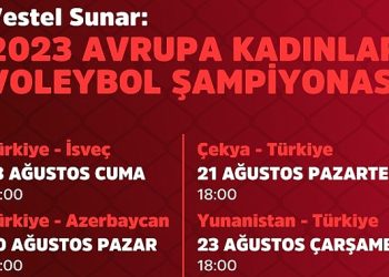 Avrupa Bayanlar Voleybol Şampiyonası Heyecanı Vestel Amfi’de Yaşanacak!
