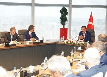 Cumhurbaşkanı Yardımcısı Cevdet Yılmaz’ın TBB İdare Konseyi’ni kabulü hakkında