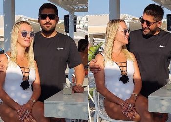 Donat çiftinin Bodrum keyfi