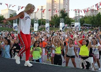 Hayat Vadisi’nde Zumba şenliği