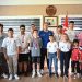 Kemer Belediyesi Kick Boks grubundan Lider Topaloğlu’na ziyaret