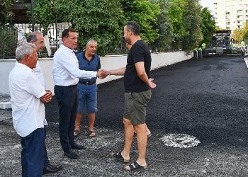 Lider Özyiğit, yol imal çalışmalarını yerinde inceledi