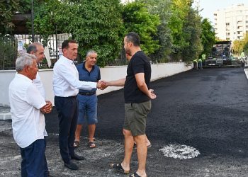 Lider Özyiğit, yol üretim çalışmalarını yerinde inceledi