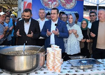 Mustafakemalpaşa’da rahmet kazanları kaynadı