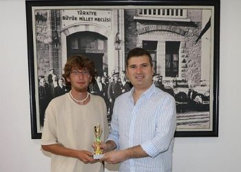 Tayfun Canlı, şampiyon ile buluştu!