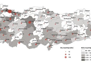 TÜİK: Türkiye’de 2022 yılında 2 milyon 791 bin 156 kişi vilayetler ortasında göç etti