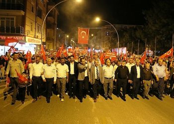 Türkçe Aşkı Vatan Aşkı Yürüyüşü coşkuyla gerçekleşti