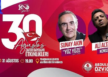 Yenişehir Belediyesi, Sunay Akın ve Ali Altay’ı Mersinlilerle buluşturuyor