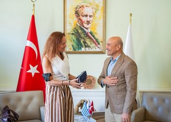 Yunanistan İzmir Başkonsolosu’ndan Soyer’e veda ziyareti