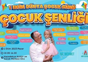 1 Ekim Dünya Çocuk Günü’nde çocuklar doyasıya eğlenecek