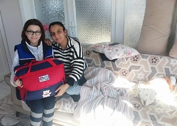 Büyükşehir’den 2859 Aileye Beğenilen Geldin Bebek Çantası
