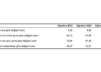 Hizmet Üretici Fiyat Endeksi (H-ÜFE) yıllık yüzde 79,95, aylık yüzde 5,25 arttı