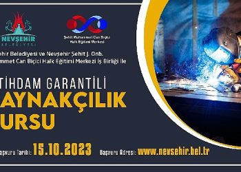 İstihdam garantili kaynakçılık kursu için müracaatlar başladı