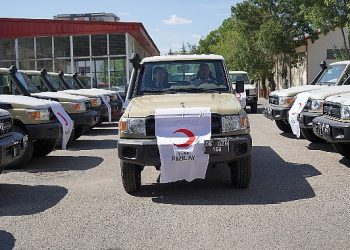 Japon Kızılhaçı’ndan Türk Kızılay’a 30 Arazi Aracı