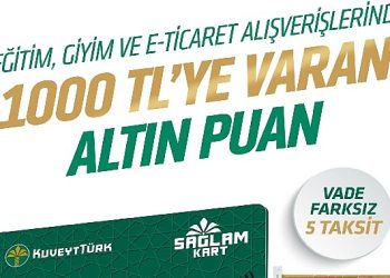 Kuveyt Türk’ten Okula Dönüş Kampanyası: 1000 TL’ye varan Altın Puan armağan