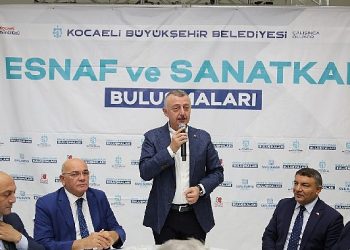 Lider Büyükakın, Dilovası Esnafıyla Buluştu