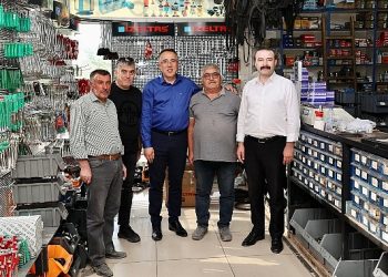 Lider Savran, sanayi esnafını ziyaret etti