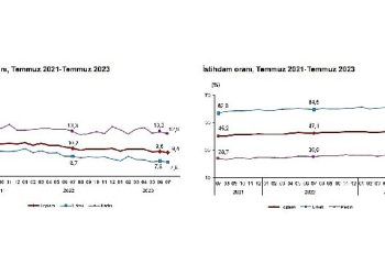 Mevsim tesirinden arındırılmış işsizlik oranı yüzde 9,4 düzeyinde gerçekleşti