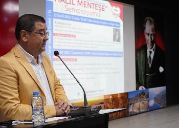 Milas Belediyesi 14. Sanat Edebiyat Günleri kapsamında; İki Vaktin Siyasetçisi Halil Menteşe’nin çok taraflı kişiliği ele alındı