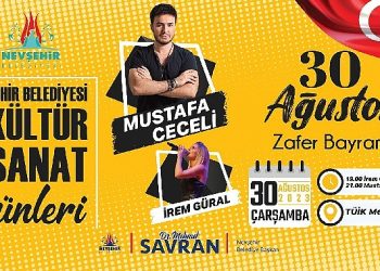 Nevşehir Belediyesi’nden 30 Ağustos Zafer Bayramı’na özel konser